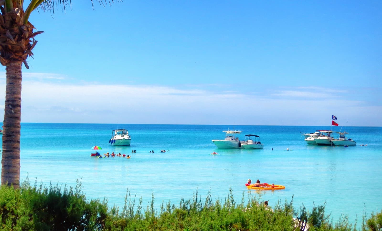 Cambridge Beaches, Bermuda, pale turquoise water in afternoon light